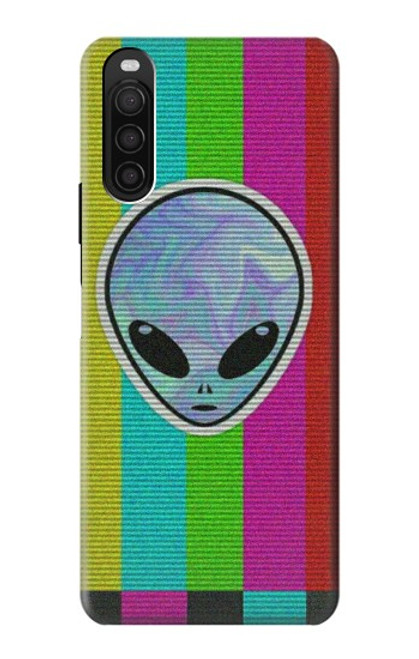 W3437 Alien No Signal Hard Case and Leather Flip Case For Sony Xperia 10 III