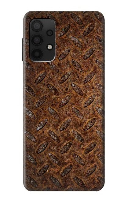 W0542 Rust Texture Hard Case and Leather Flip Case For Samsung Galaxy A32 4G