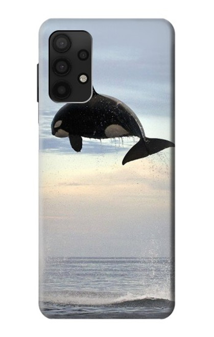 W1349 Killer whale Orca Hard Case and Leather Flip Case For Samsung Galaxy A32 4G