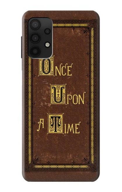 W2824 Once Upon a Time Book Cover Hard Case and Leather Flip Case For Samsung Galaxy A32 4G