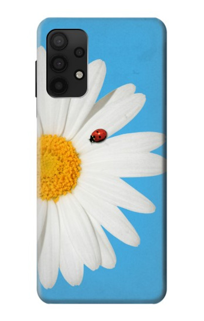 W3043 Vintage Daisy Lady Bug Hard Case and Leather Flip Case For Samsung Galaxy A32 4G