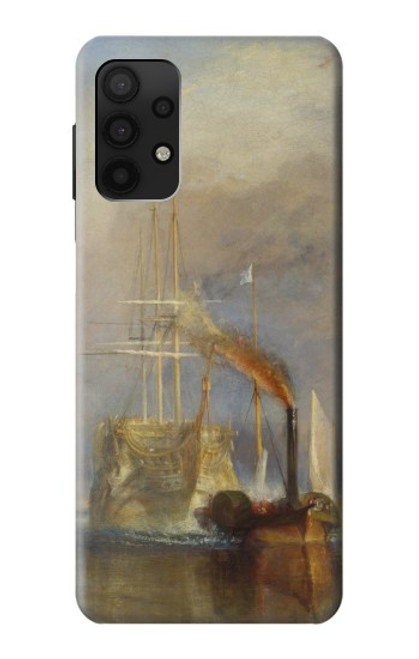 W3338 J. M. W. Turner The Fighting Temeraire Hard Case and Leather Flip Case For Samsung Galaxy A32 4G