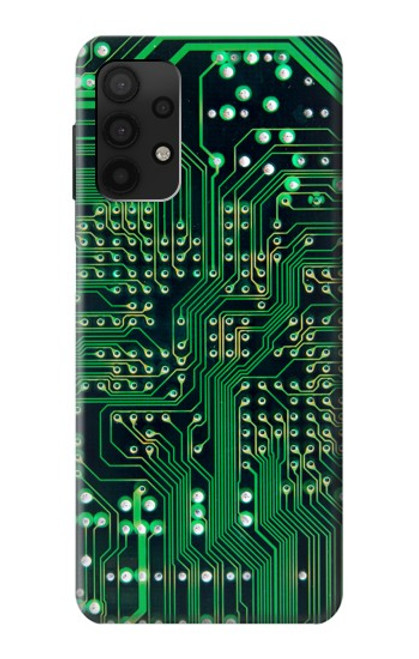 W3392 Electronics Board Circuit Graphic Hard Case and Leather Flip Case For Samsung Galaxy A32 4G