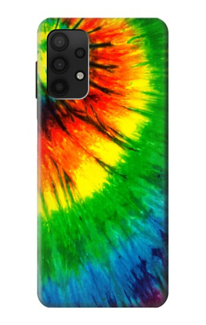 W3422 Tie Dye Hard Case and Leather Flip Case For Samsung Galaxy A32 4G