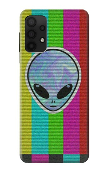 W3437 Alien No Signal Hard Case and Leather Flip Case For Samsung Galaxy A32 4G