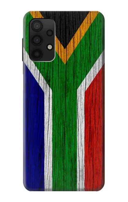 W3464 South Africa Flag Hard Case and Leather Flip Case For Samsung Galaxy A32 4G