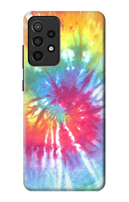 W1697 Tie Dye Colorful Graphic Printed Hard Case and Leather Flip Case For Samsung Galaxy A52, Galaxy A52 5G