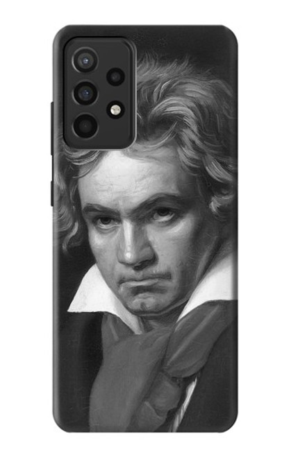 W1930 Beethoven Hard Case and Leather Flip Case For Samsung Galaxy A52, Galaxy A52 5G