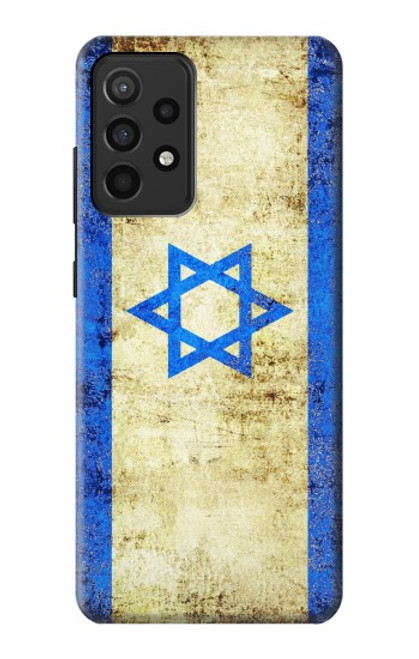 W2614 Israel Old Flag Hard Case and Leather Flip Case For Samsung Galaxy A52, Galaxy A52 5G