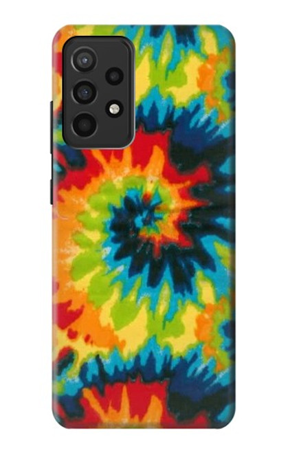 W3459 Tie Dye Hard Case and Leather Flip Case For Samsung Galaxy A52, Galaxy A52 5G