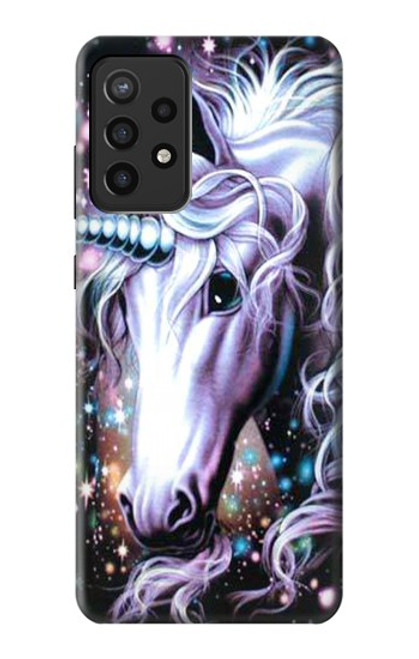 W0749 Unicorn Horse Hard Case and Leather Flip Case For Samsung Galaxy A72, Galaxy A72 5G