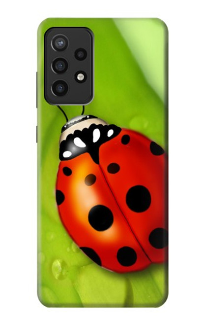 W0892 Ladybug Hard Case and Leather Flip Case For Samsung Galaxy A72, Galaxy A72 5G