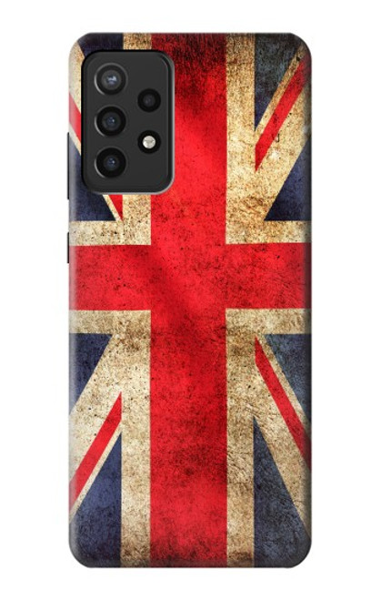 W2303 British UK Vintage Flag Hard Case and Leather Flip Case For Samsung Galaxy A72, Galaxy A72 5G