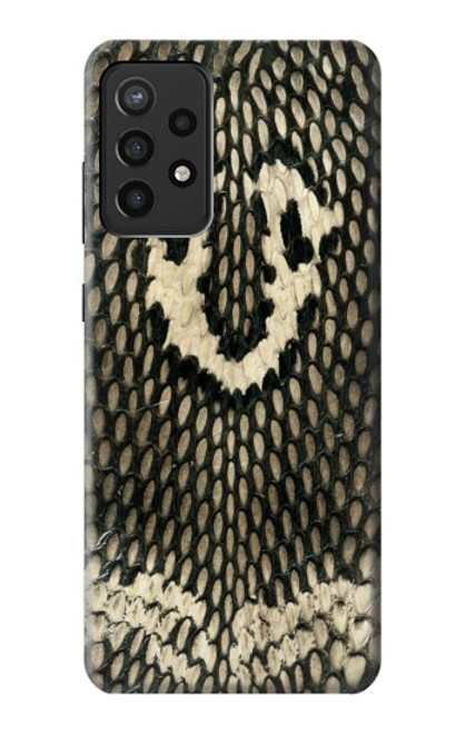 W2711 King Cobra Snake Skin Graphic Printed Hard Case and Leather Flip Case For Samsung Galaxy A72, Galaxy A72 5G