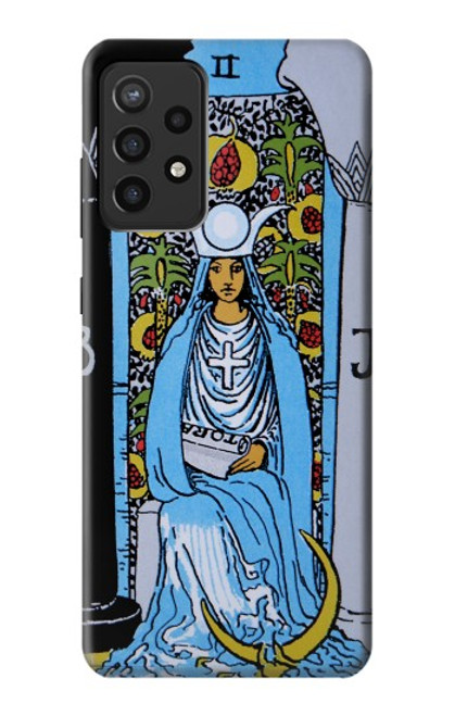 W2764 High Priestess Tarot Card Hard Case and Leather Flip Case For Samsung Galaxy A72, Galaxy A72 5G