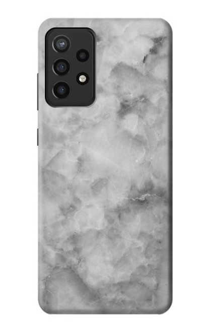 W2845 Gray Marble Texture Hard Case and Leather Flip Case For Samsung Galaxy A72, Galaxy A72 5G