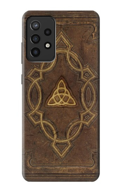 W3219 Spell Book Cover Hard Case and Leather Flip Case For Samsung Galaxy A72, Galaxy A72 5G