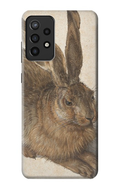 W3781 Albrecht Durer Young Hare Hard Case and Leather Flip Case For Samsung Galaxy A72, Galaxy A72 5G