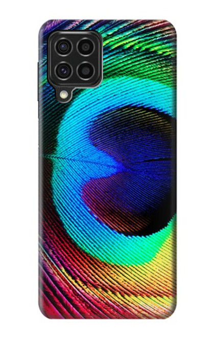 W0511 Peacock Hard Case and Leather Flip Case For Samsung Galaxy F62