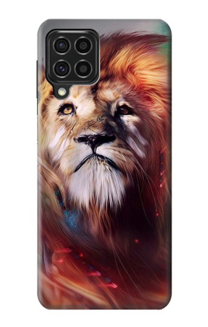 W0691 Leo Paint Hard Case and Leather Flip Case For Samsung Galaxy F62