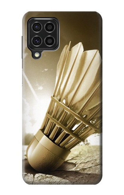 W0979 Badminton Sport Art Hard Case and Leather Flip Case For Samsung Galaxy F62