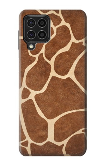 W2326 Giraffe Skin Hard Case and Leather Flip Case For Samsung Galaxy F62