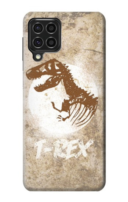 W2372 T-Rex Jurassic Fossil Hard Case and Leather Flip Case For Samsung Galaxy F62