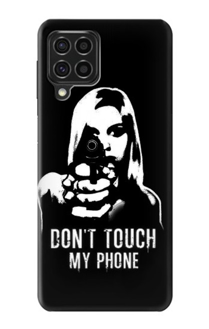 W2518 Do Not Touch My Phone Hard Case and Leather Flip Case For Samsung Galaxy F62