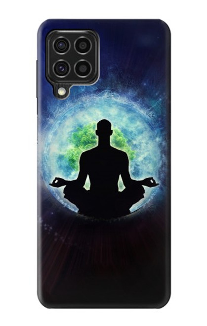 W2527 Yoga Nature Universe Hard Case and Leather Flip Case For Samsung Galaxy F62