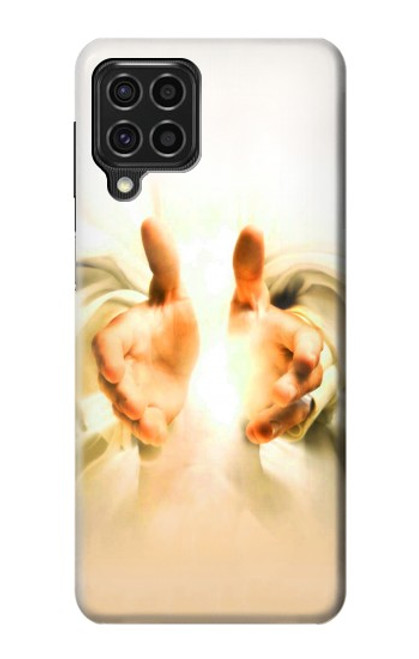 W2546 Hand of God Heaven Hard Case and Leather Flip Case For Samsung Galaxy F62