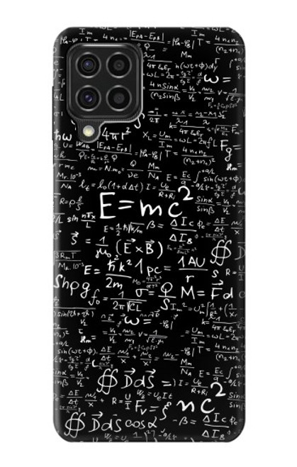 W2574 Mathematics Physics Blackboard Equation Hard Case and Leather Flip Case For Samsung Galaxy F62