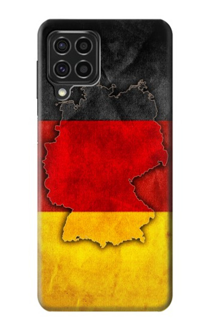 W2935 Germany Flag Map Hard Case and Leather Flip Case For Samsung Galaxy F62