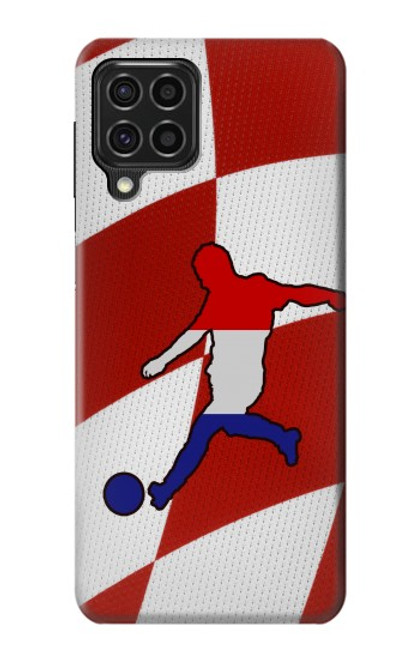 W2993 Croatia Football Soccer Hard Case and Leather Flip Case For Samsung Galaxy F62