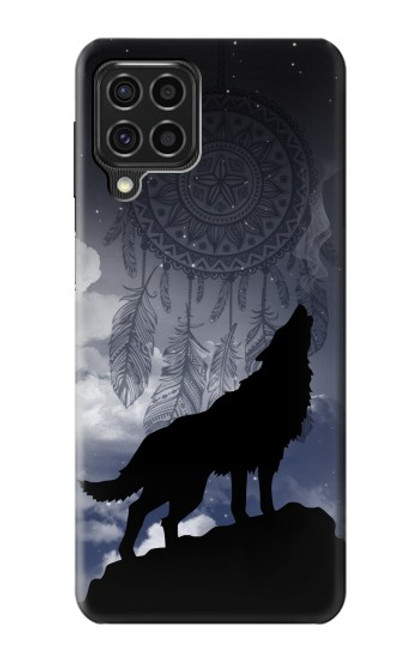 W3011 Dream Catcher Wolf Howling Hard Case and Leather Flip Case For Samsung Galaxy F62