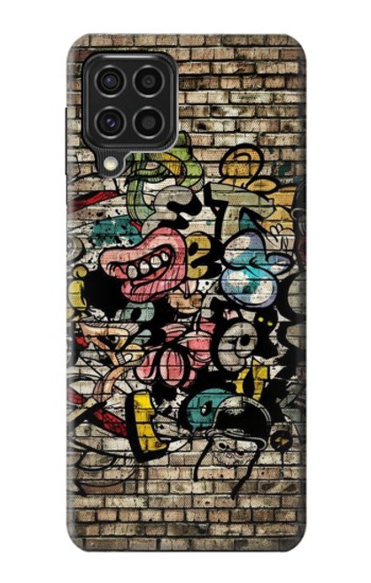 W3394 Graffiti Wall Hard Case and Leather Flip Case For Samsung Galaxy F62