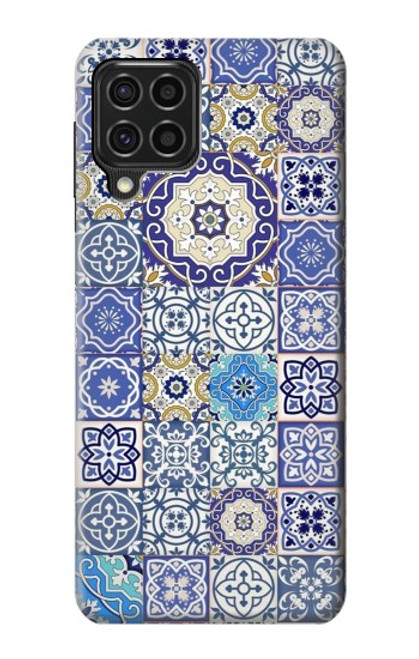 W3537 Moroccan Mosaic Pattern Hard Case and Leather Flip Case For Samsung Galaxy F62