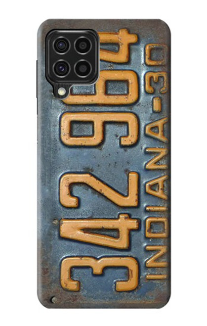 W3750 Vintage Vehicle Registration Plate Hard Case and Leather Flip Case For Samsung Galaxy F62