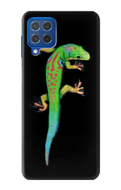 W0125 Green Madagascan Gecko Hard Case and Leather Flip Case For Samsung Galaxy M62