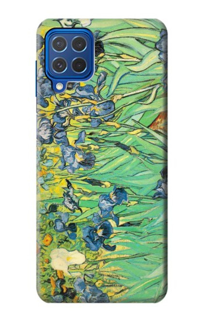 W0210 Van Gogh Irises Hard Case and Leather Flip Case For Samsung Galaxy M62