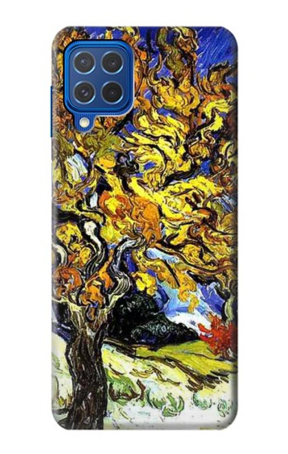 W0902 Mulberry Tree Van Gogh Hard Case and Leather Flip Case For Samsung Galaxy M62