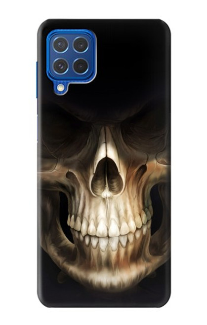 W1107 Skull Face Grim Reaper Hard Case and Leather Flip Case For Samsung Galaxy M62