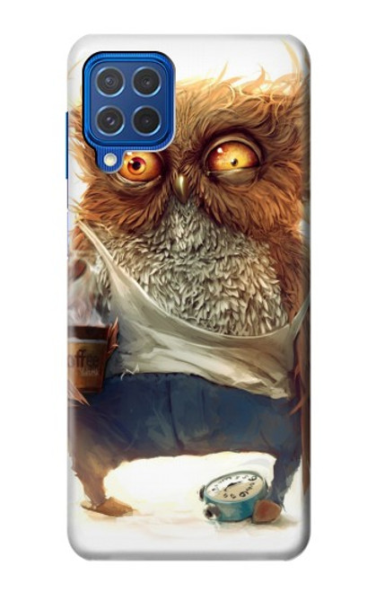 W1133 Wake up Owl Hard Case and Leather Flip Case For Samsung Galaxy M62