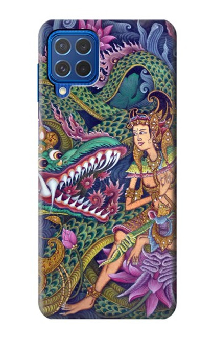 W1240 Bali Painting Hard Case and Leather Flip Case For Samsung Galaxy M62