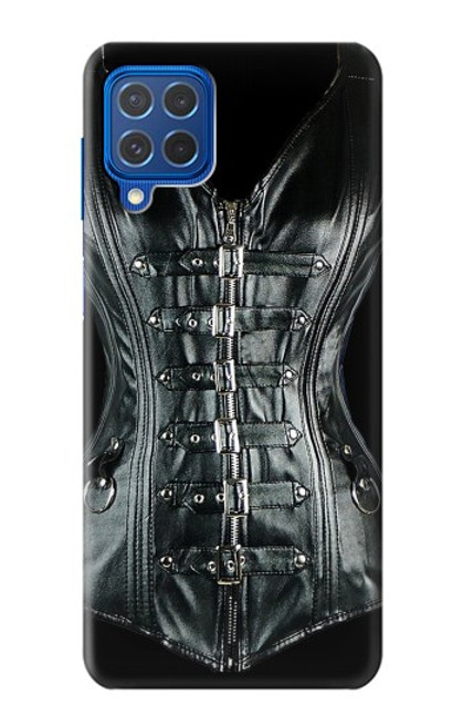 W1639 Gothic Corset Black Hard Case and Leather Flip Case For Samsung Galaxy M62