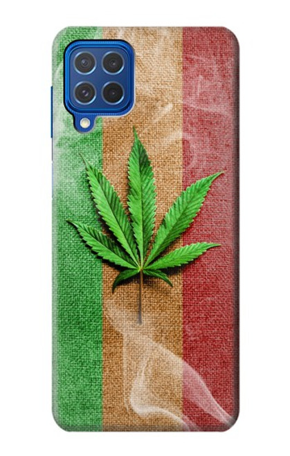 W2109 Marijuana Rasta Flag Hard Case and Leather Flip Case For Samsung Galaxy M62