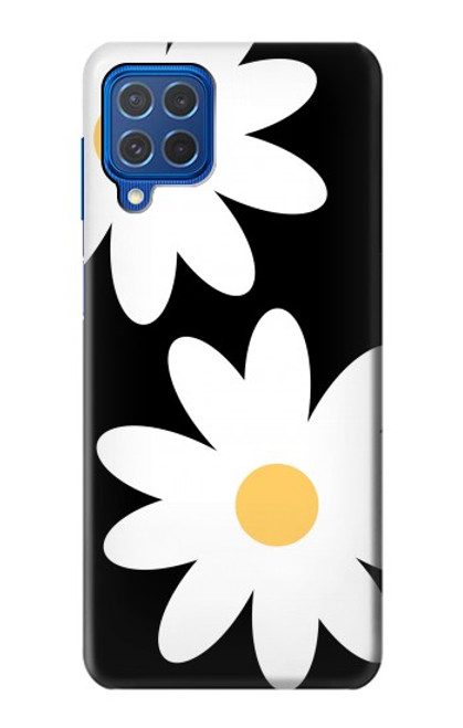W2315 Daisy White Flowers Hard Case and Leather Flip Case For Samsung Galaxy M62