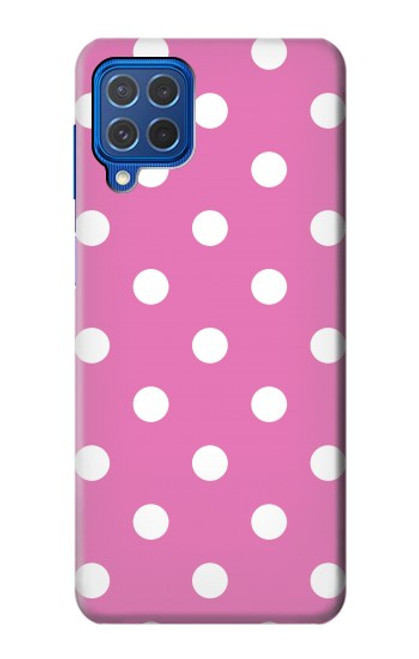 W2358 Pink Polka Dots Hard Case and Leather Flip Case For Samsung Galaxy M62