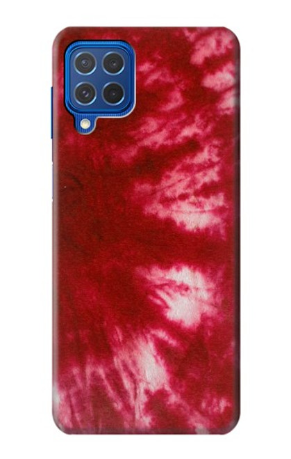 W2480 Tie Dye Red Hard Case and Leather Flip Case For Samsung Galaxy M62