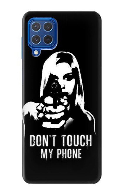 W2518 Do Not Touch My Phone Hard Case and Leather Flip Case For Samsung Galaxy M62