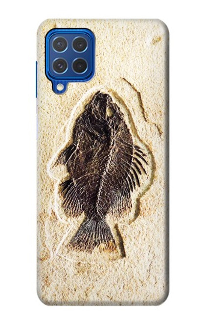 W2562 Fossil Fish Hard Case and Leather Flip Case For Samsung Galaxy M62